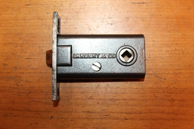 Refurbished Antique Sargent #4621 Passage Mortise Cast Iron Ornate Faceplate R-4