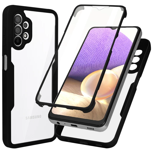 Coque Intégrale pour Samsung A04s A12 A13 5G A22 A32 5G Protection 360 Full Noir Coque Intégrale pour Samsung A04s A12 A13 5G A22 A32 5G Protection 360 Full Noir