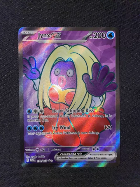 Jynx ex - 191/165 - Scarlet & Violet: 151 - Ultra Rare Full Art Pokemon Card