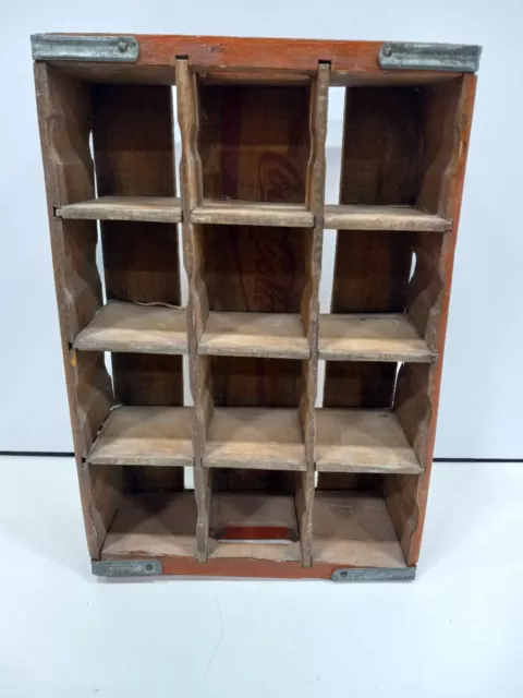 Vintage Coca-Cola 12 Slot Wooden Soda Bottle Crate