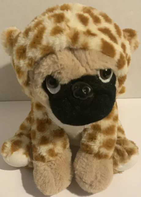 Pug Puppy Dog Plush In Giraffe Costume 9” Stuffed Animal Pup Pets Pals Soft Rare