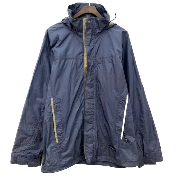 Women's Patagonia Refugitive Vintage Torrent Shell Jacket Size M Blue 83620