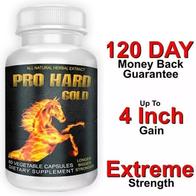 Pro Hard Gold 60 Vegetarian Capsule With Extract Ayurvedic and Herbal Herbs UK