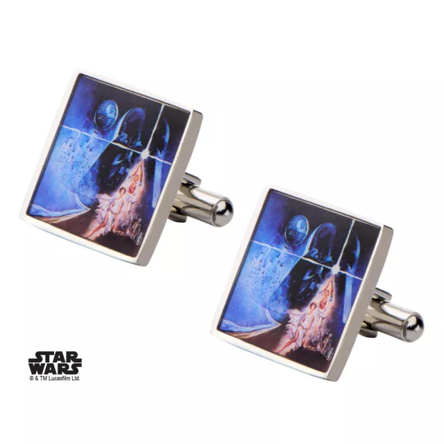 Boutons de manchette Star Wars Officiels Star Wars official cufflinks in box