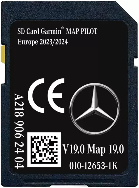 Mercedes-Benz Garmin Map Pilot Star1 v19 SD card Europe | Part nr: A2189062404.