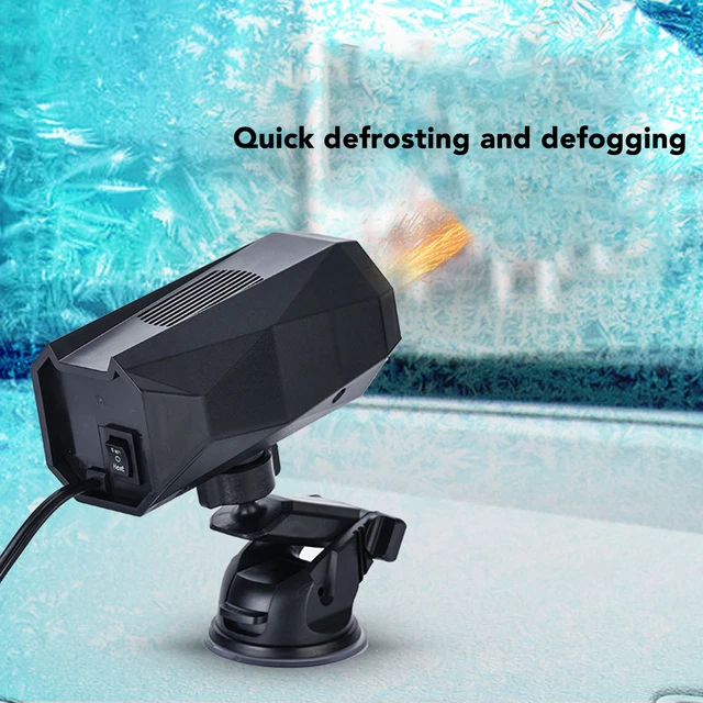 Deumidificatore 2 in 1 accendino ventilatore riscaldamento auto 360 gradi
