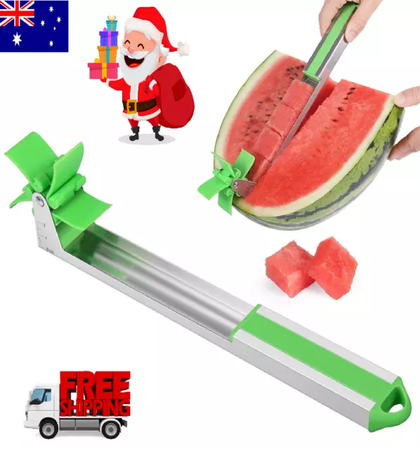 Watermelon Stainless Steel Fruit Kitchen Tool Knife Divider Corer Cutting Slicer