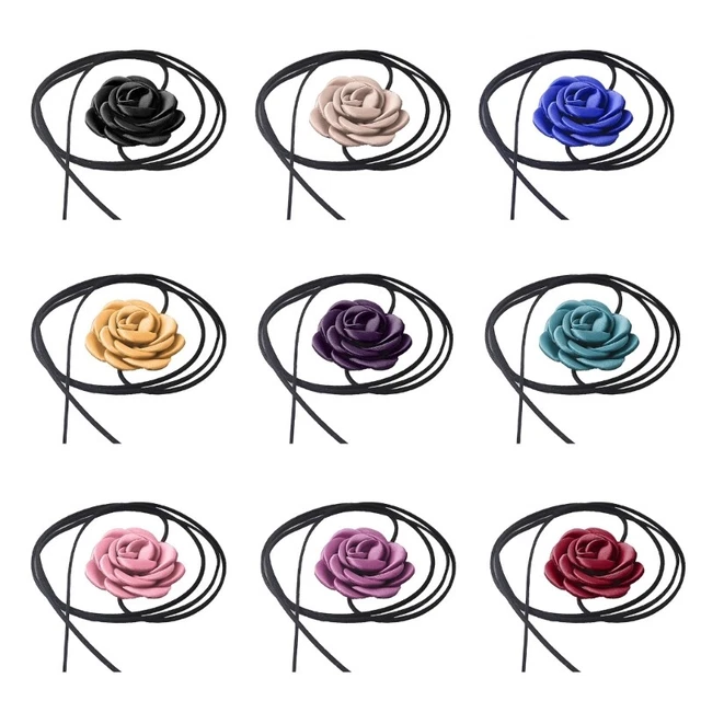 Fashion Trend Niche Sense Rose Pendant Collarbone Chain Temperament Necklace