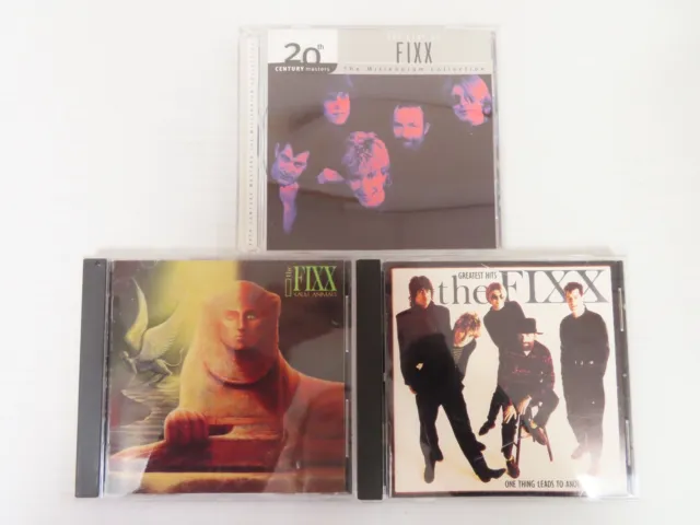 Lot Of 3 The Fixx Music Cds - The Millennium Collection, Calm Animals ++