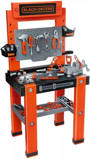 Smoby Black & Decker The One Kids Workbench With 79 Accessories