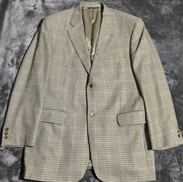 Jack Victor for Saks Fifth Avenue 100% Cashmere Jacket Sport Coat Men 44R