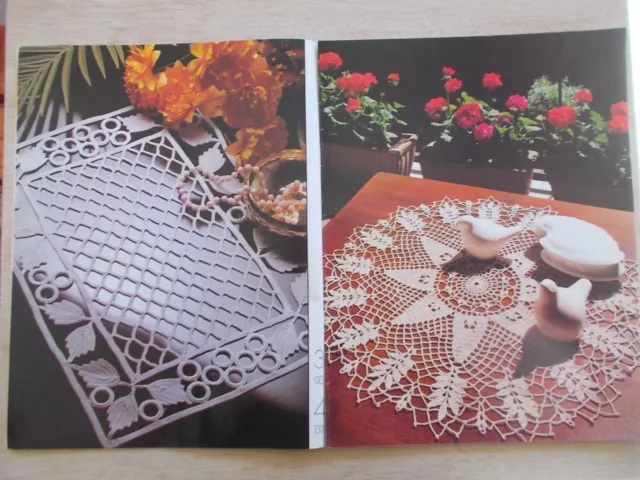 Crochet Monthly #56~Doilies~Centrepieces~Potholders~Tablecloth~Napkin Tidies~32p