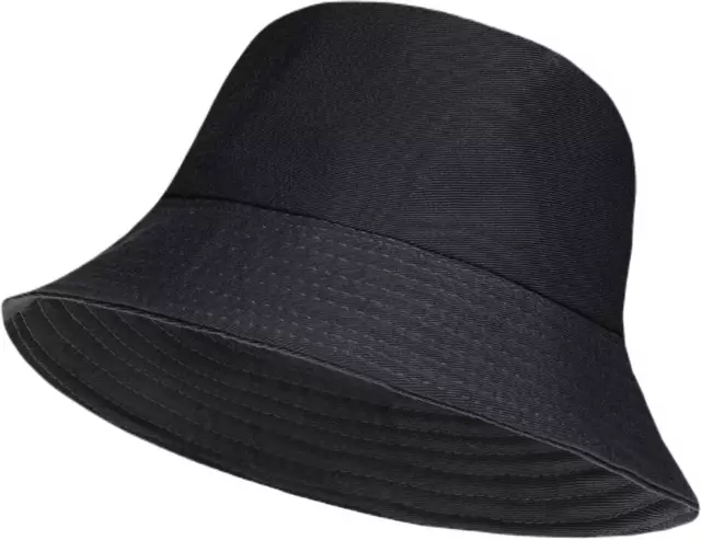 Unisex Reversible Bucket Hat 100% Cotton Men Women Beach Summer Outdoor One Size