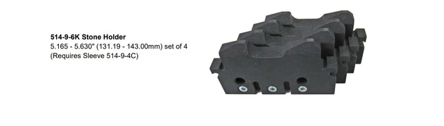514-9-6K Stone holder (require 514-9-4C) fits Rottler HP7A HP6A H85A set 4 pcs