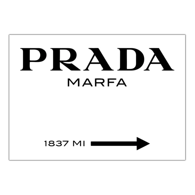 Quadro Prada Marfa con Cornice - Orizzontale - Varie Dimensioni e Varie Varianti