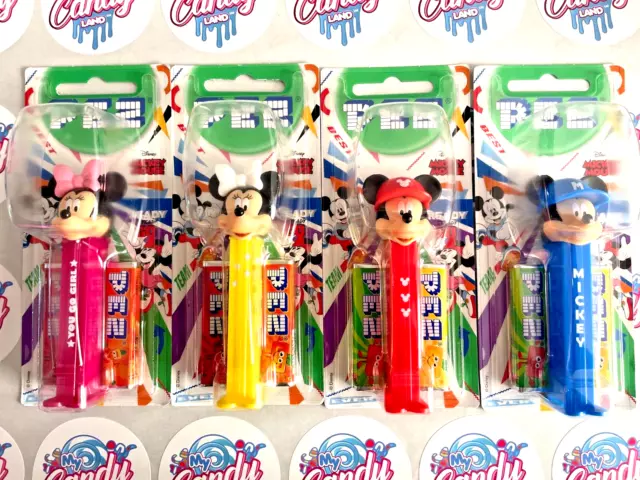 Pez Mickey Mouse Minnie Candy Dispenser Choice Of 4 Different Characters