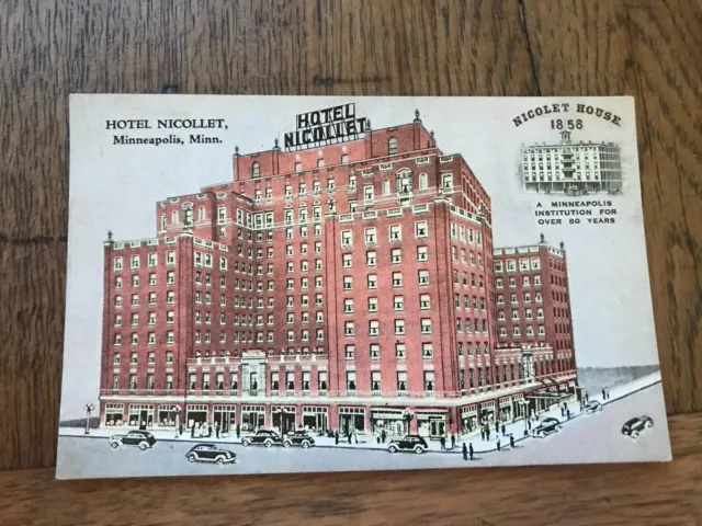 Hotel Nicollet Minneapolis Minnesota MN Postcard