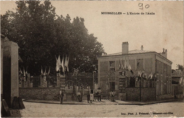 CPA Moisselles Entrée de l'Asile (1276855)