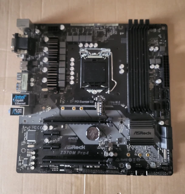 ASROCK Z370M PRO4 motherboard LGA1151 £90.00 - PicClick UK