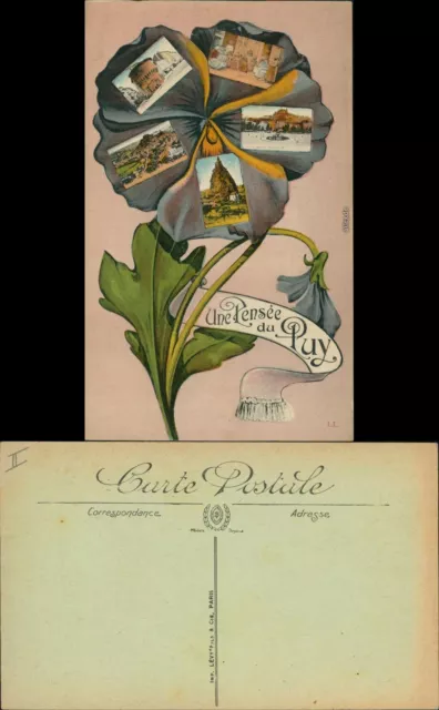 CPA Le Puy-en-Velay Künstlerkarte - Ansichten 1908