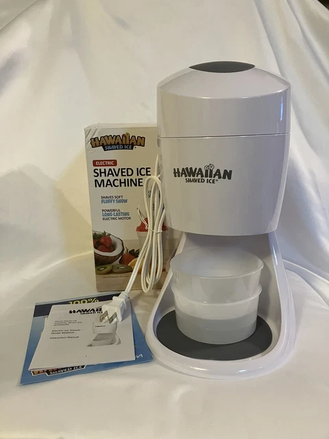 Hawaiian Shaved Ice S900A Electric Shaved Ice Machine Snow Cones Frozen Drinks +