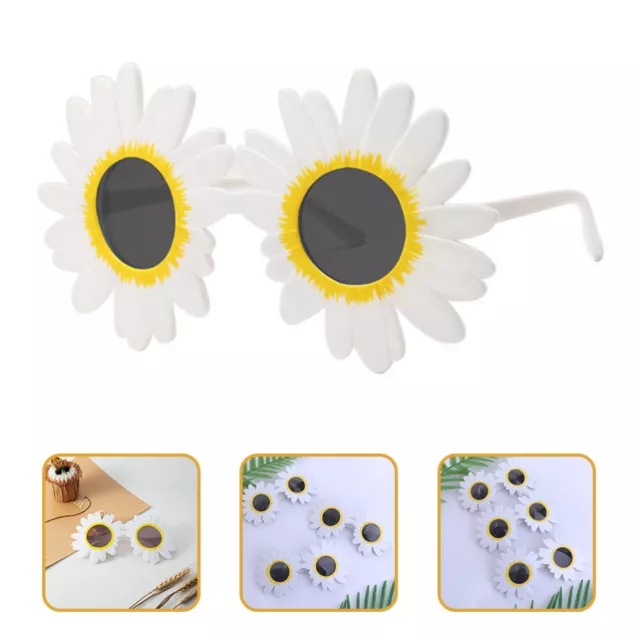 8 Luau-Party-Sonnenbrillen, Kinder, Gänseblümchen