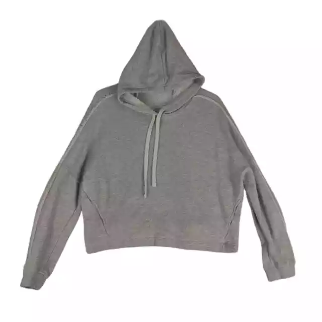 LA HEARTS By PACSUN Oversized Cropped Terry Hoodie Boxy Sweatshirt, Women's S