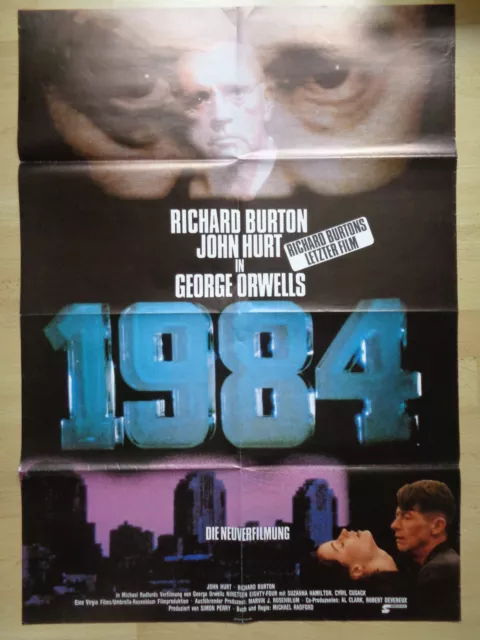 Filmplakat EA A1  1984  George Orwell      John Hurt, Richard Burton