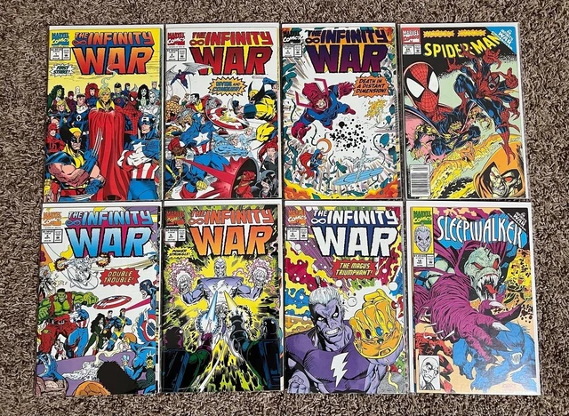 Infinity War & Aftermath! COMPLETE STORYLINE! 67 Comic Books!!