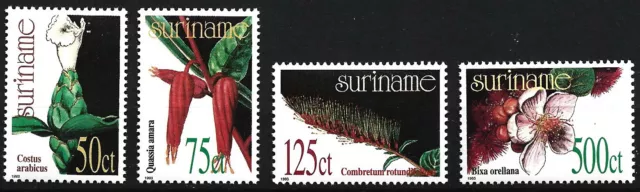 Surinam - Juego de plantas medicinales sin usar 1993 Mi. 1431-1434