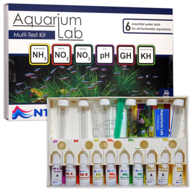 NT LABS AQUARIUM Lab MultiTest Master Kit Water Testing Tropical Fish