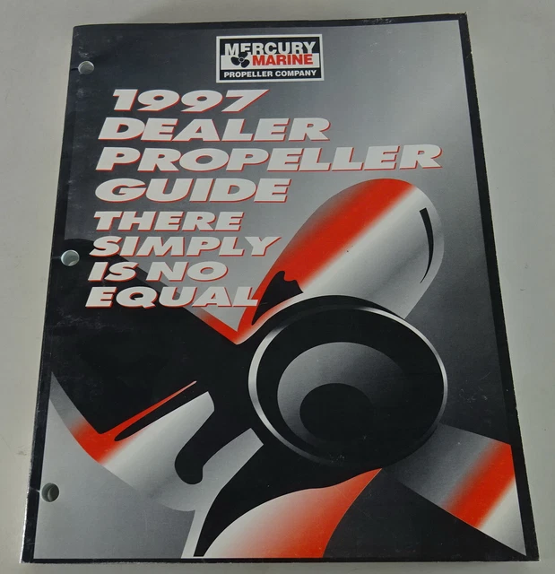 1997 PARTS CATALOG / Spare Parts List Mercury Marine Dealer Propeller