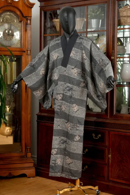 Dear Vanilla Japanese Juban Undergown Men's Kimono Authentic Vintage Japan Made