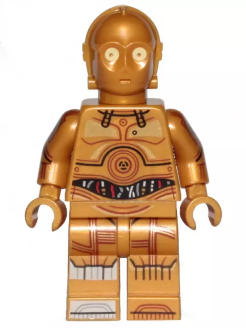 LEGO Minifigure "Droide C-3PO / C3PO da 75365" STAR WARS - NUOVO - ORIGINALE