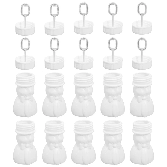 10Pcs Bottiglie di Bolla Bottiglie di Bolla di plastica