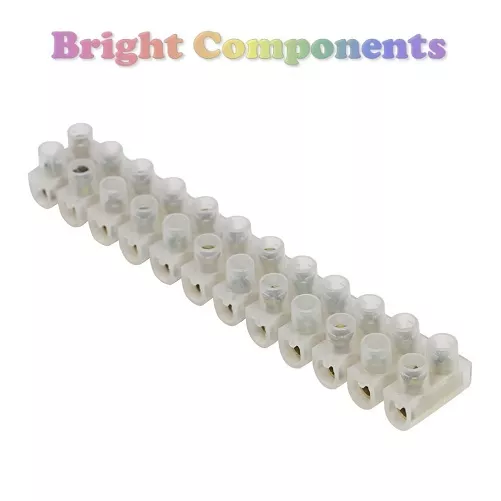 Terminal Block Strip Electrical Wire Connectors 3A 5A 10A 15A - 1st CLASS POST