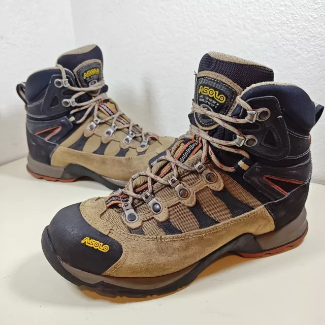 ASOLO Hiking Boots Womens 7.5 Stynger GTX Gore-Tex Tan Suede Waterproof