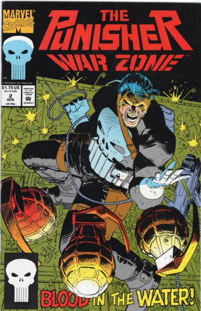 Marvel The Punisher War Zone #2 (Apr. 1992) High Grade