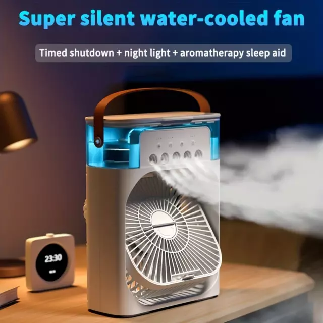 Portable Air Conditioner Fan Household Small Air Cooler Humidifier Hydrocooling 2