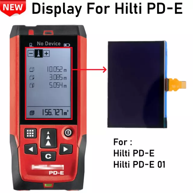 For Hilti PD-E Laser Range Meter Measuring Kit LCD Display Screen Replace Parts