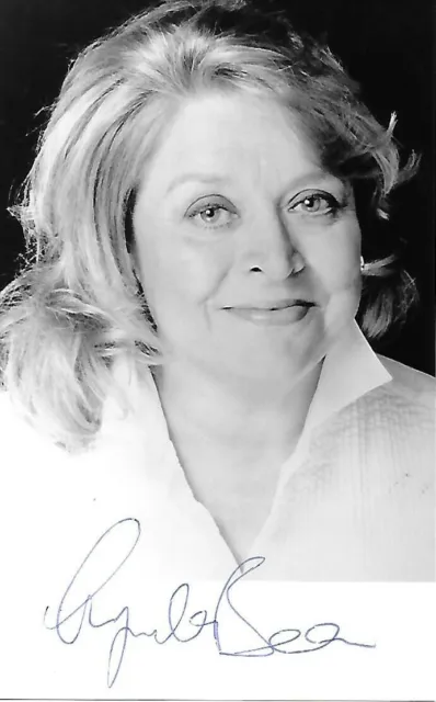 Lynda Baron Hand Signed Photo Open All Hours Nurse Gladys Come Outside Eastender