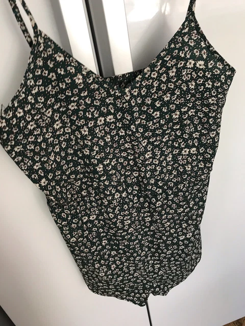 SheIn Floral Polyester Playsuit One-Piece - Size Medium - Good Condition