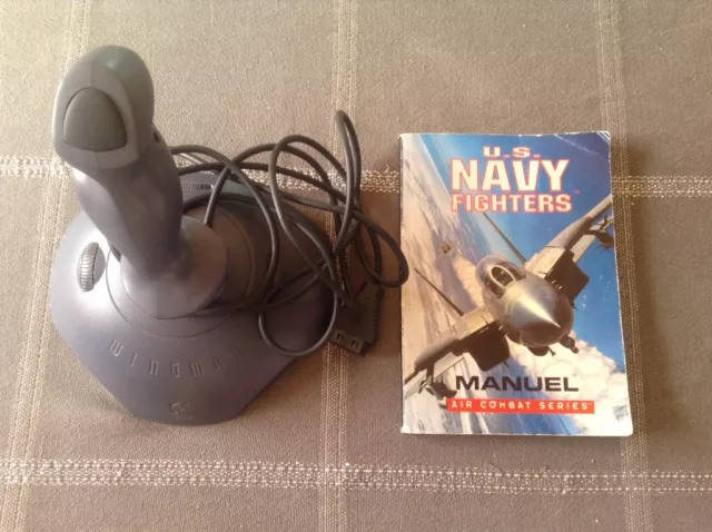 Ancien Wingman Joystick - Logitech + Manuel U.s Navy Fighters 1994