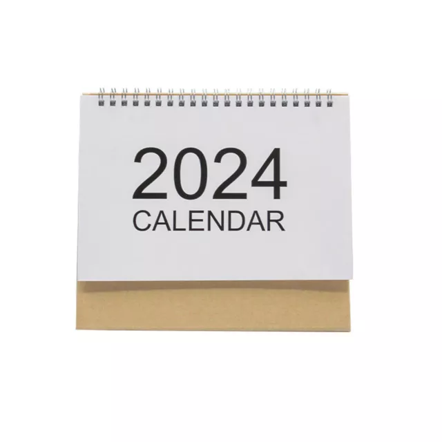 DESK CALENDAR 2024 Standing Flip Calendar Thick Paper Year For Home