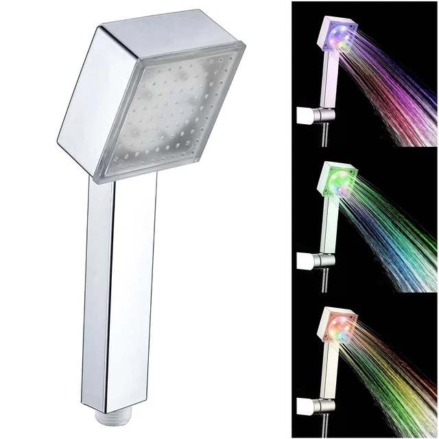 Led Shower Head 7 Colors Light Changing Automatically Handheld Led Showerhead