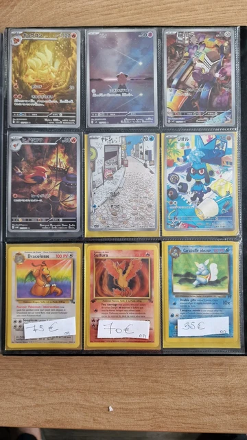 Lot de cartes Pokémon JAP Et FR