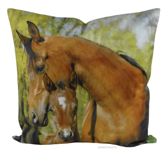 Federa cuscino 40 x 40 cm motivo animale Pfrde n. 348-47
