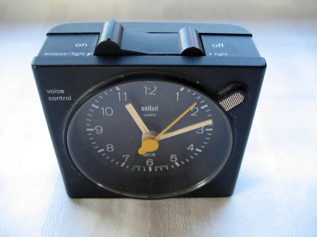 BRAUN ALARM CLOCK Voice Control Type 4745 / AB 40 VSL Made