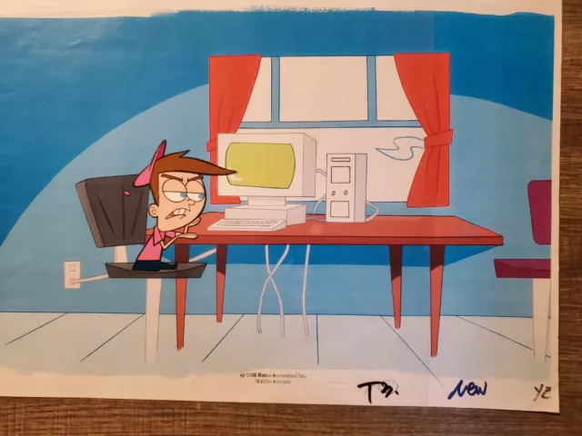 Fairly Odd Parents Original Production Cel Cell Animation Art Nickelodeon