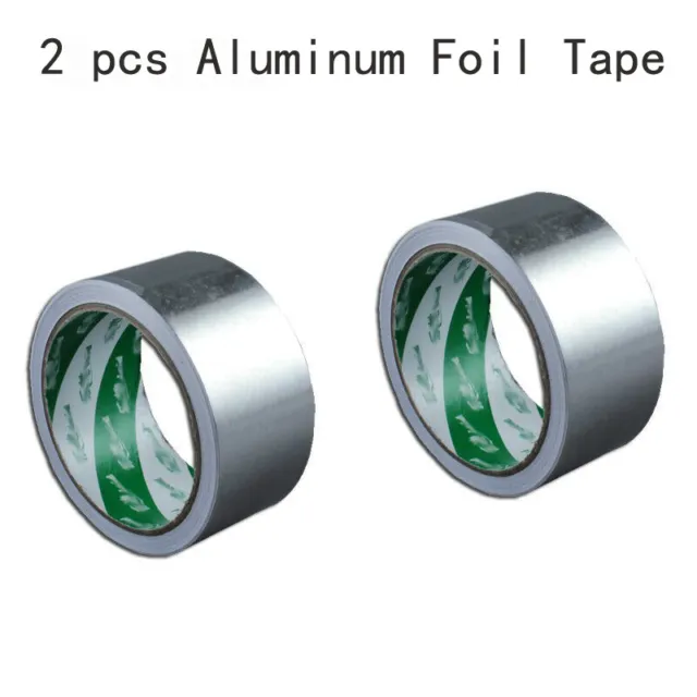 TECHTONGDA Brand New 2 Rolls Aluminum Foil Tape for Screen Printing DIY